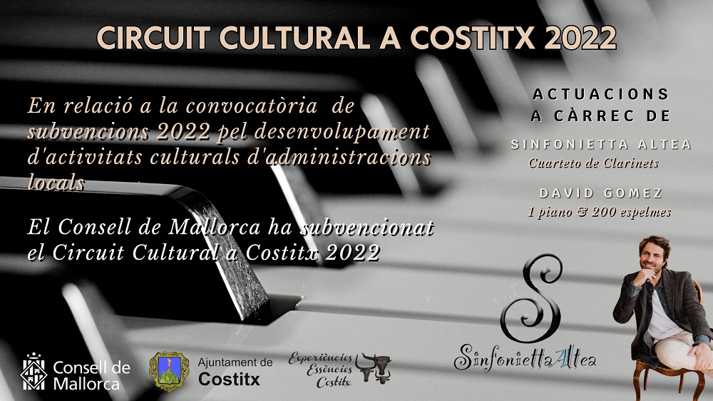 CARTELL CIRCUIT CULTURAL A COSTITX 2022