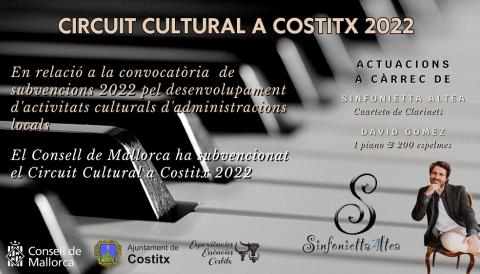 CARTELL CIRCUIT CULTURAL A COSTITX 2022